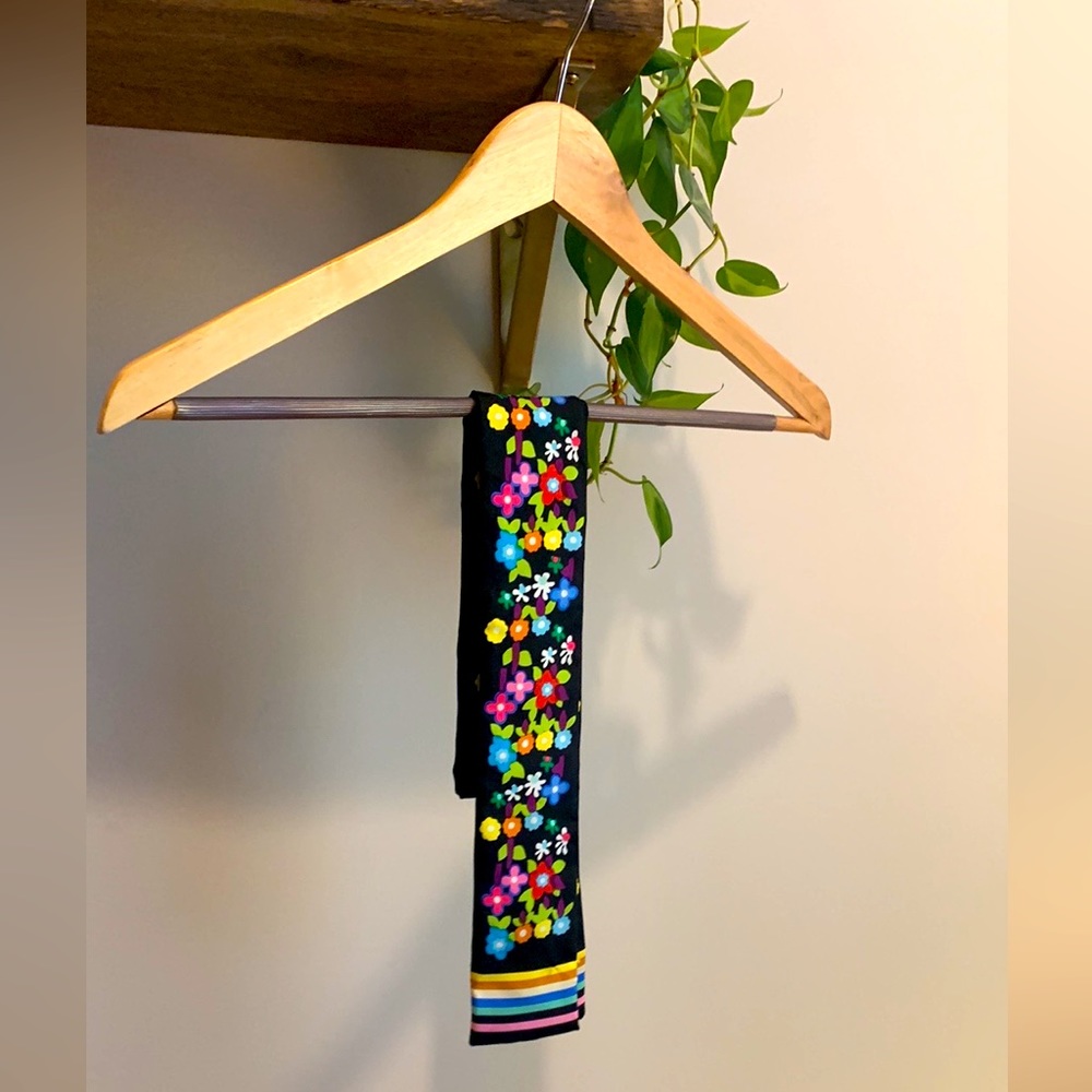 Louis Vuitton floral scarf, gently used